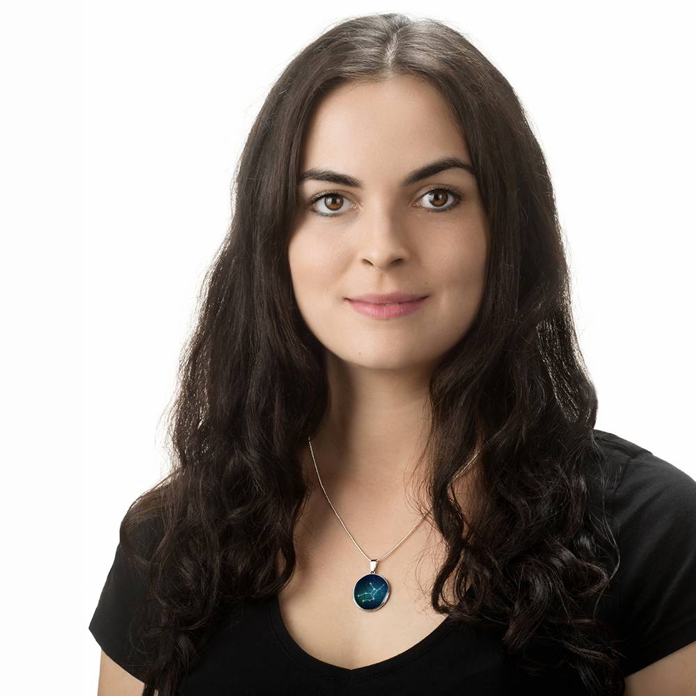 Virgo Necklace - zodiac necklace, constellation necklace