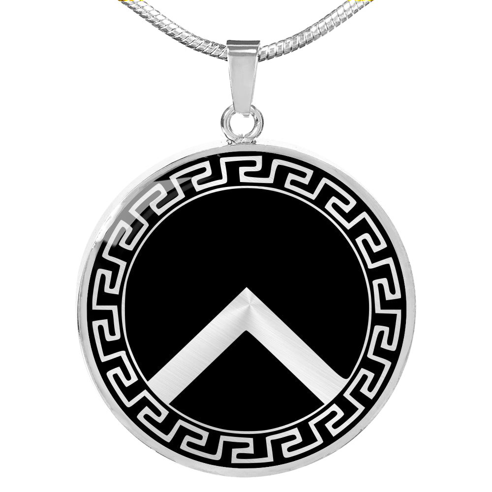 Spartan Pendant - Lambda Shield