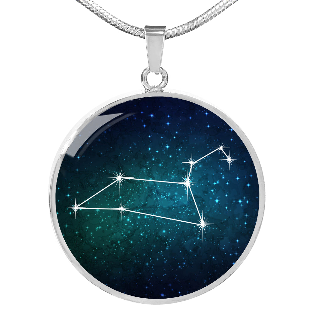 Leo Necklace - zodiac necklace, constellation necklace