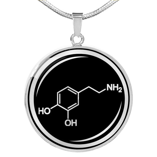 Dopamine Molecule Necklace - Love, Pleasure Hormone