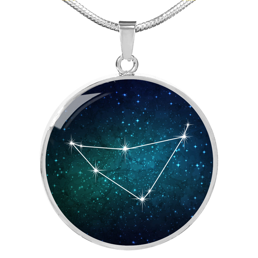 Capricorn Necklace - zodiac necklace, constellation necklace
