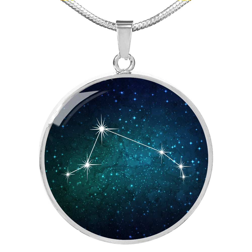 Aries Necklace - zodiac necklace, constellation necklace
