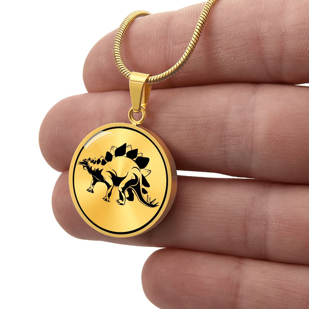 Stegosaurus Dinosaur Necklace