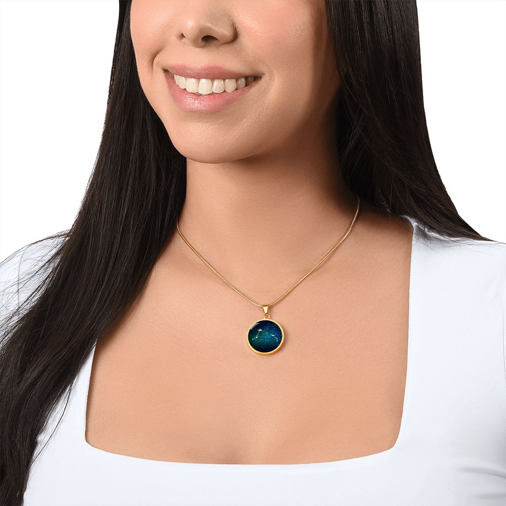 Aries Necklace - zodiac necklace, constellation necklace