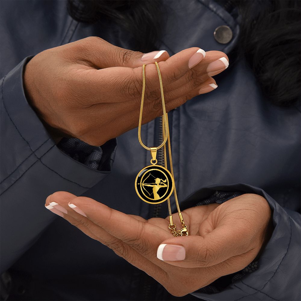 Woman Archery Necklace