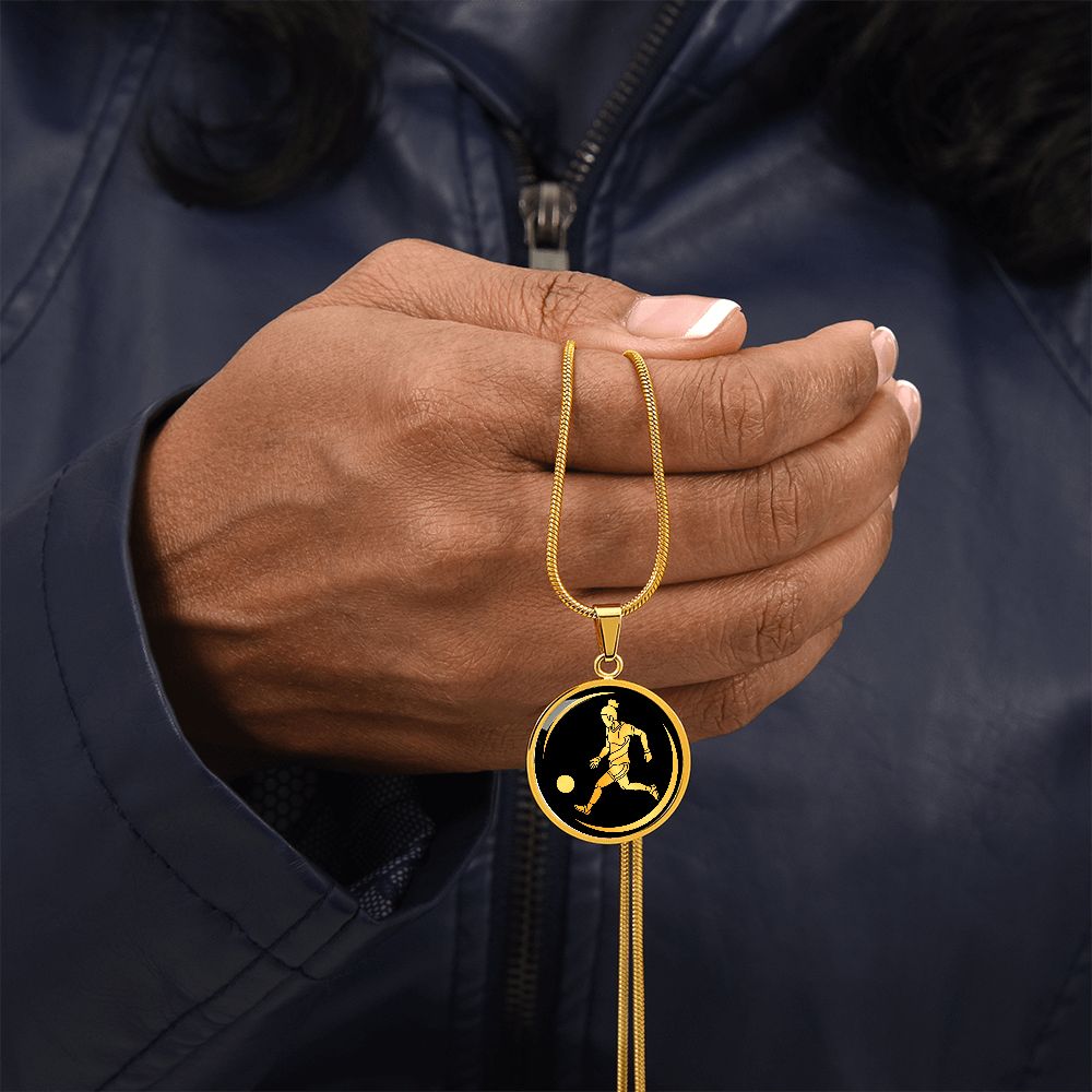 Woman Soccer Necklace