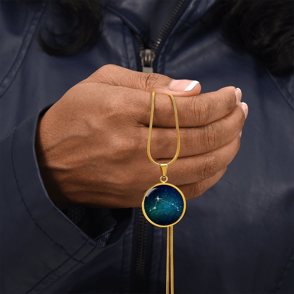 Aries Necklace - zodiac necklace, constellation necklace