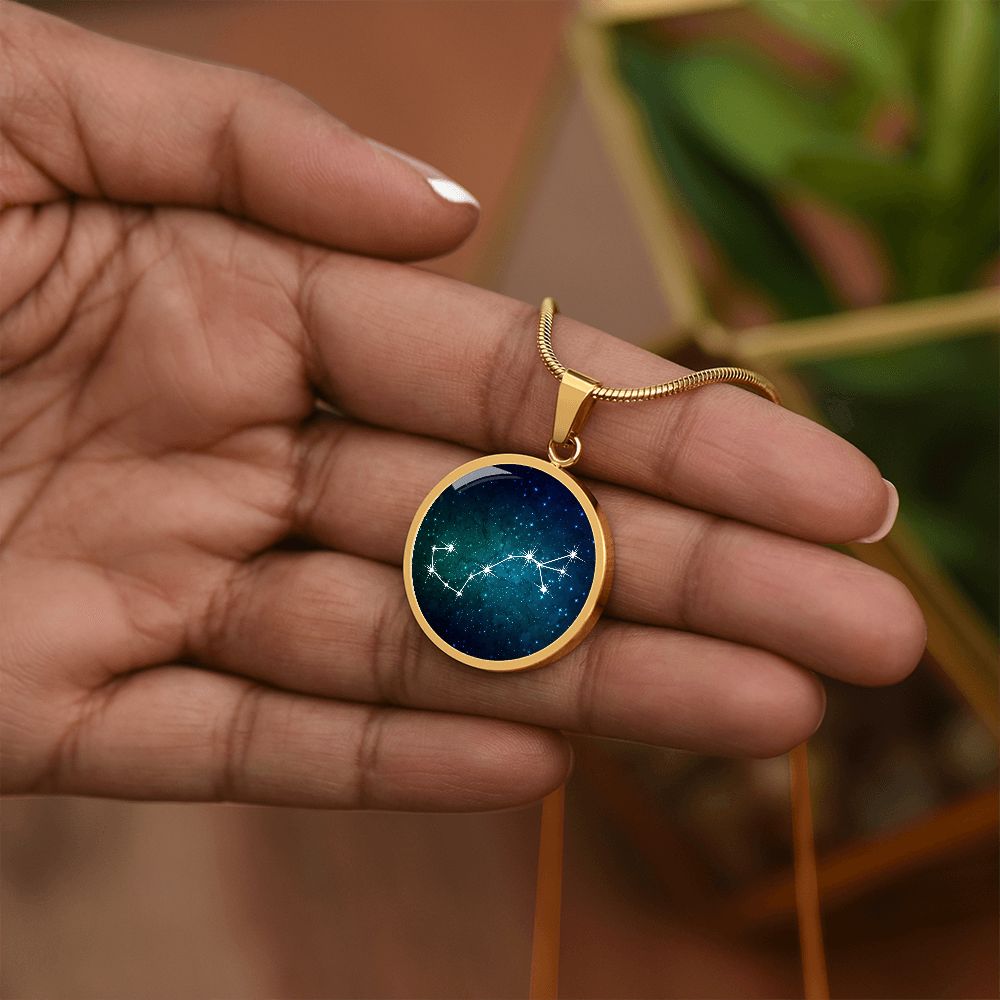 Scorpio Necklace - zodiac necklace, constellation necklace