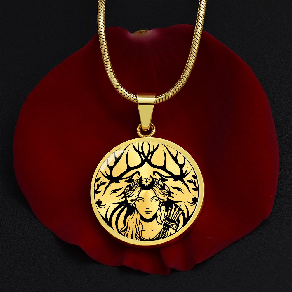 Artemis Necklace - Goddess of the hunt and archery