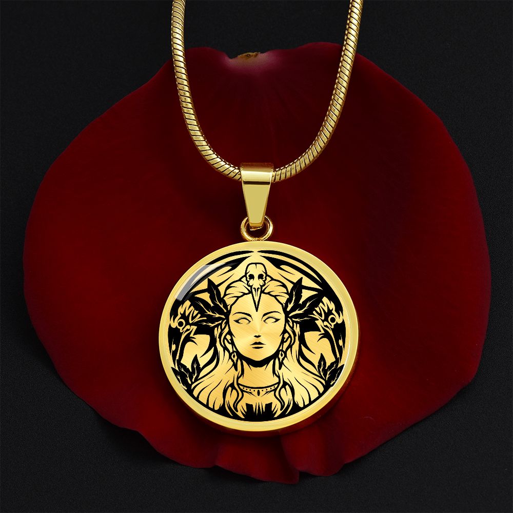 Morrigan Necklace - Goddess of death and war