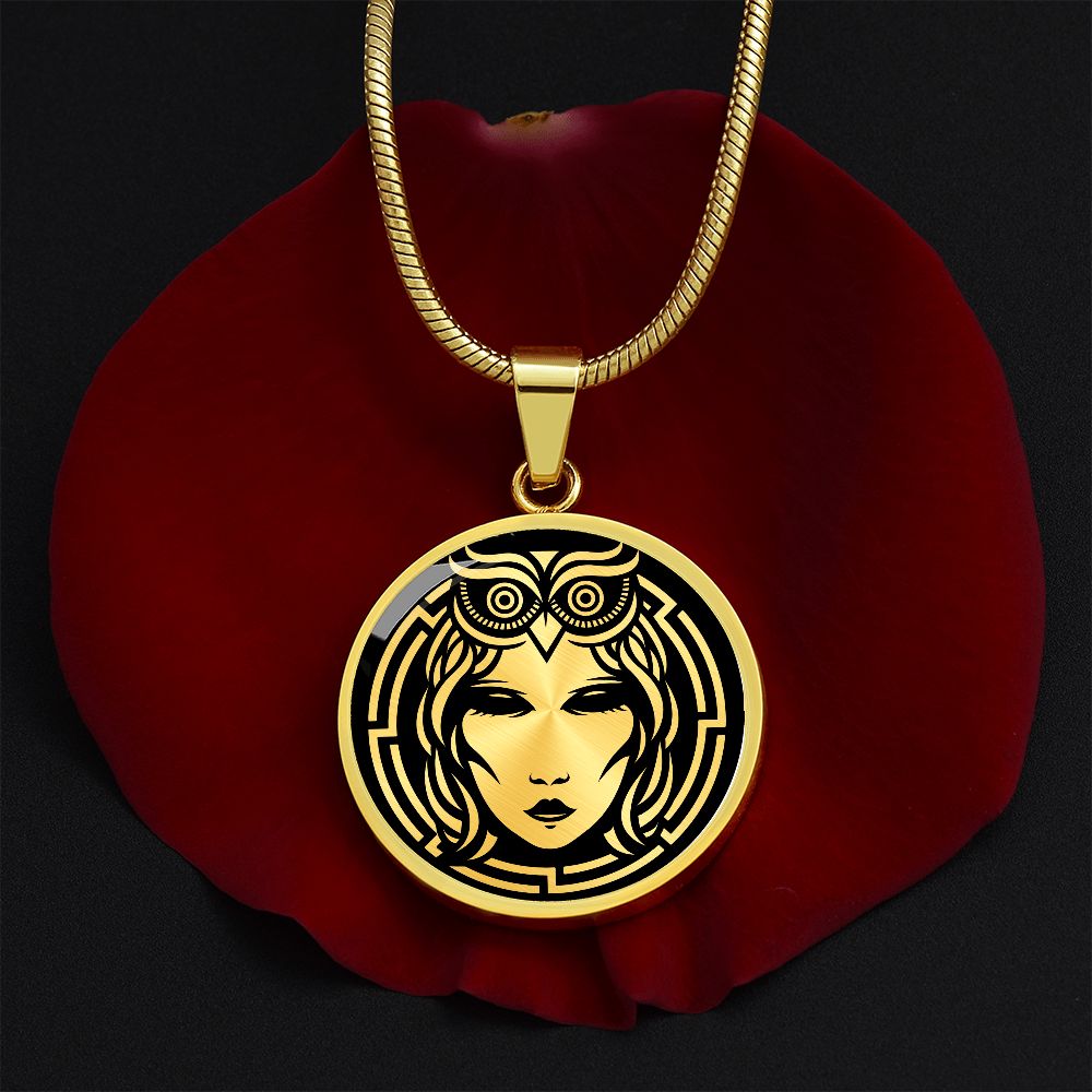 Athena Necklace - Goddess of War and Wisdom