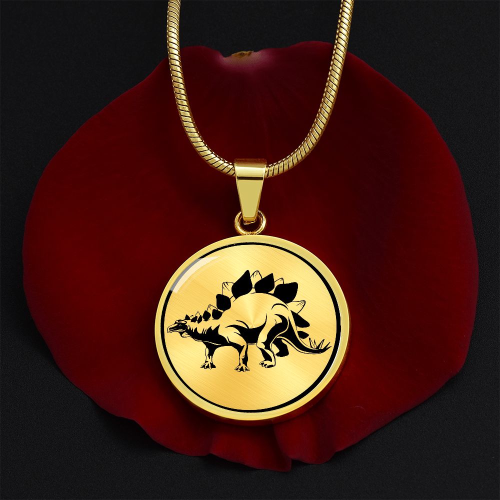 Stegosaurus Dinosaur Necklace