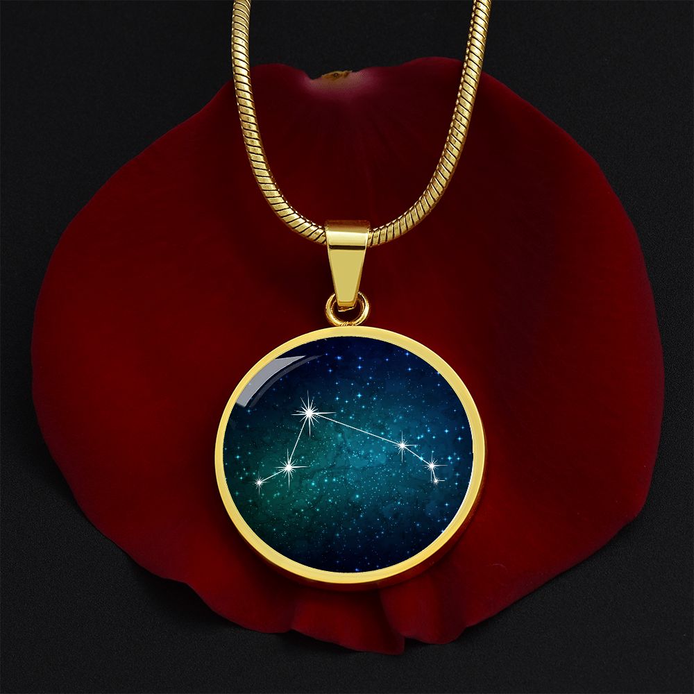Aries Necklace - zodiac necklace, constellation necklace