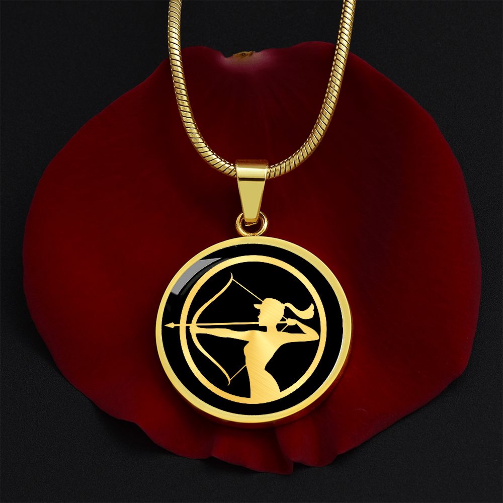 Woman Archery Necklace