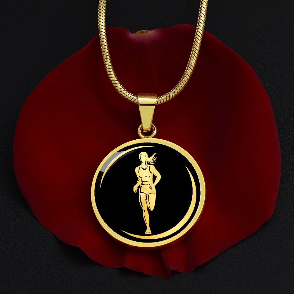 Woman Marathon Necklace