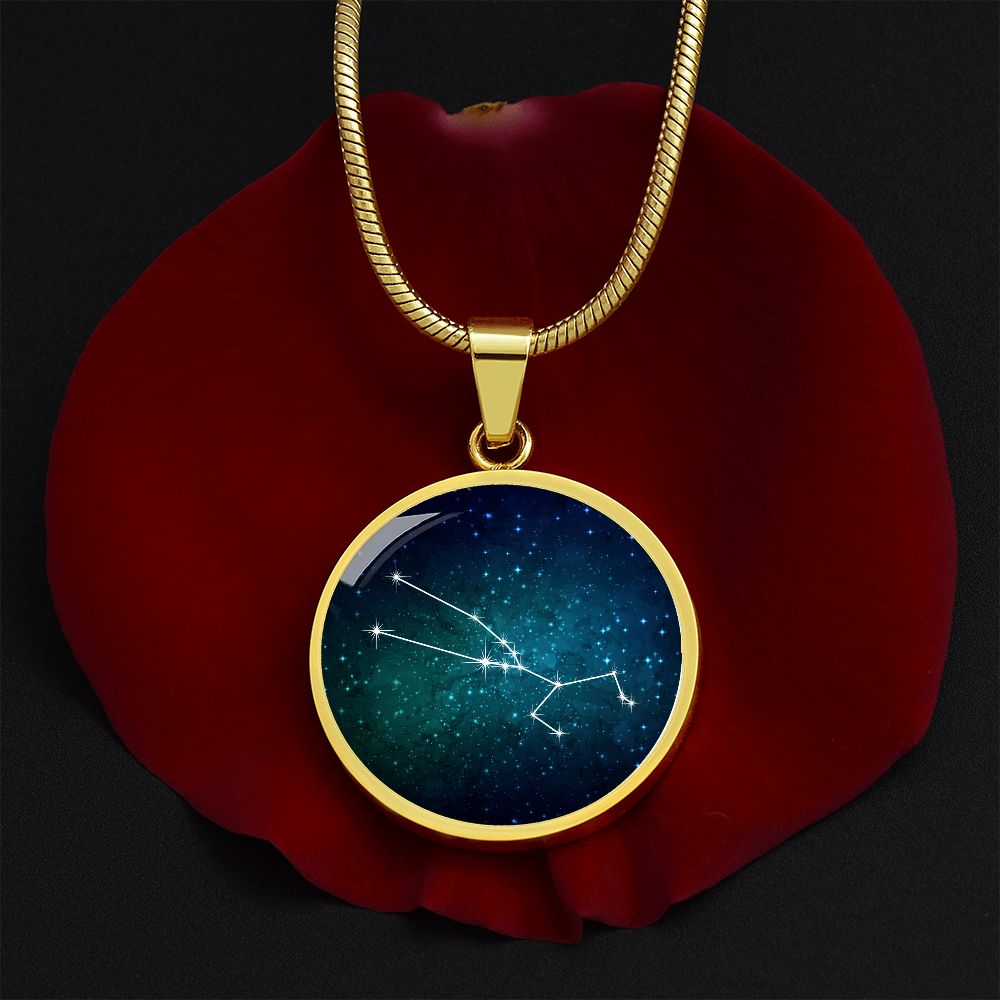 Taurus Necklace - zodiac necklace, constellation necklace
