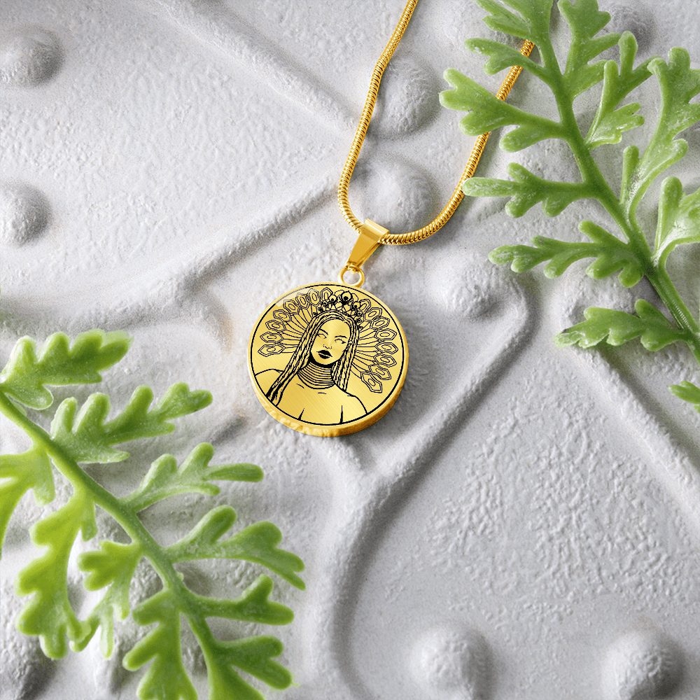 Oshun Necklace - Orisha of love, intimacy, beauty, wealth, and diplomacy