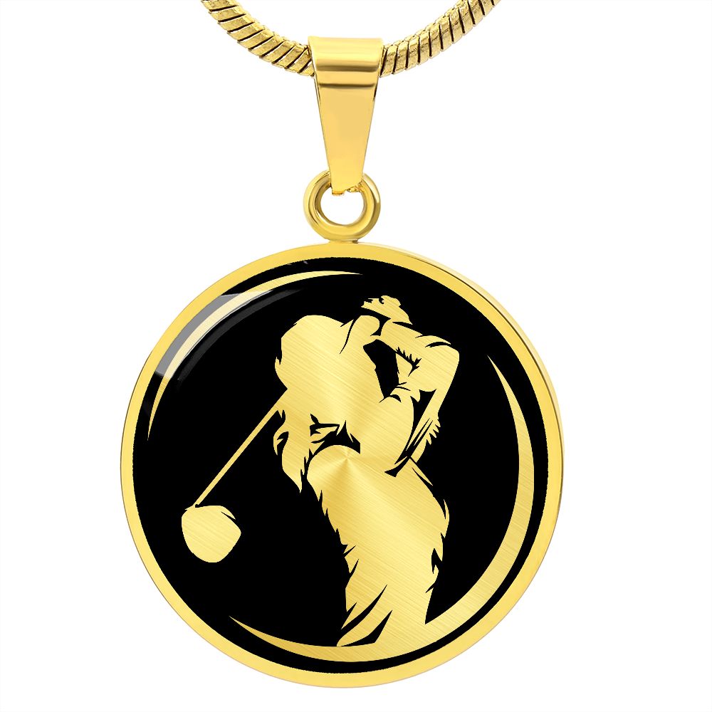 Woman Golf Necklace