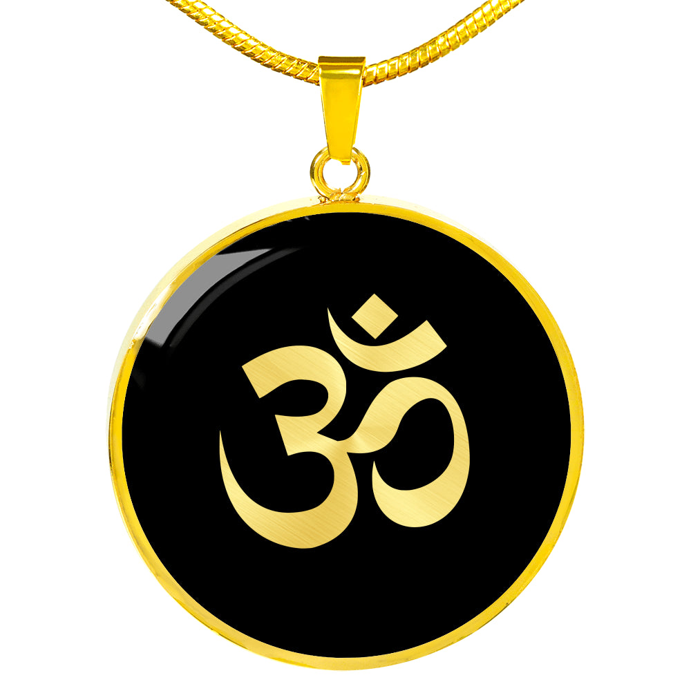 Om necklace - yoga jewelry