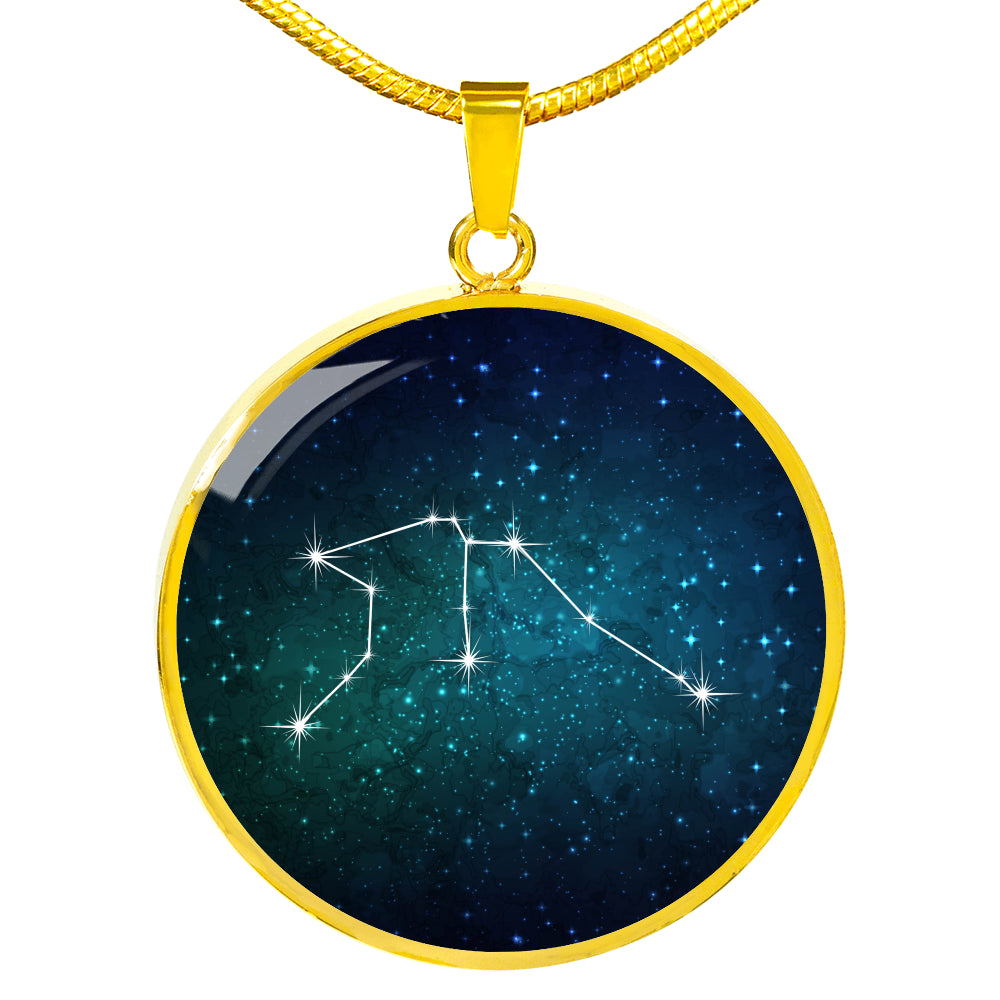 Aquarius Necklace - zodiac necklace, constellation necklace