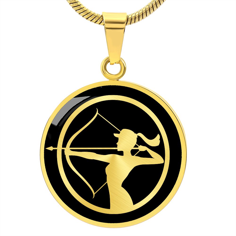 Woman Archery Necklace