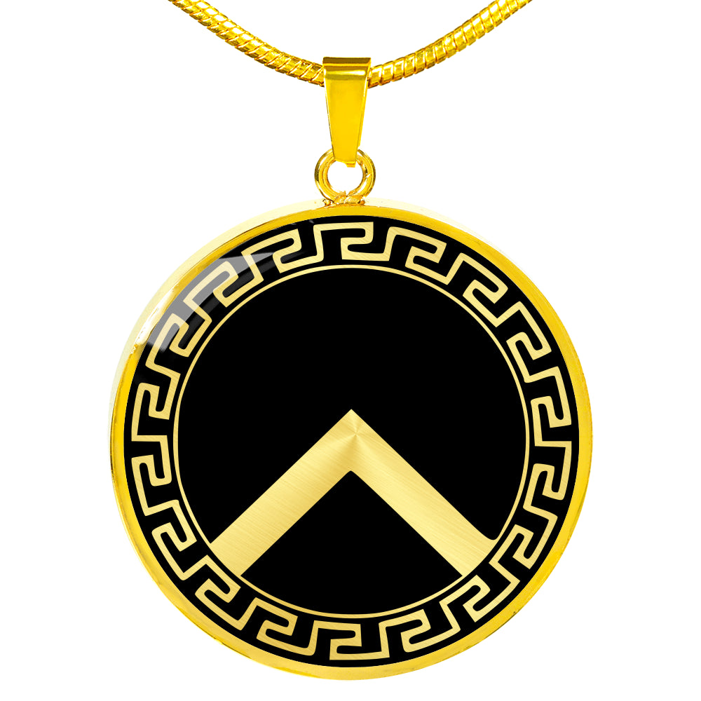 Spartan Pendant - Lambda Shield