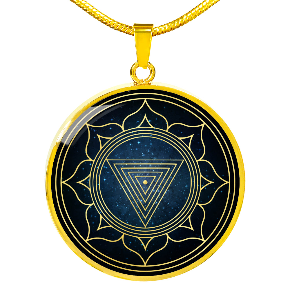 Kali Yantra Pendant - Sacred Geometry Necklace