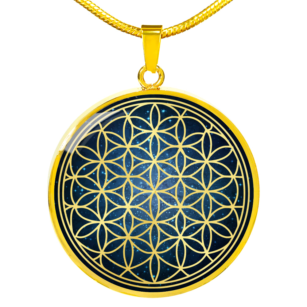 Flower Of Life Pendant - Sacred Geometry Necklace