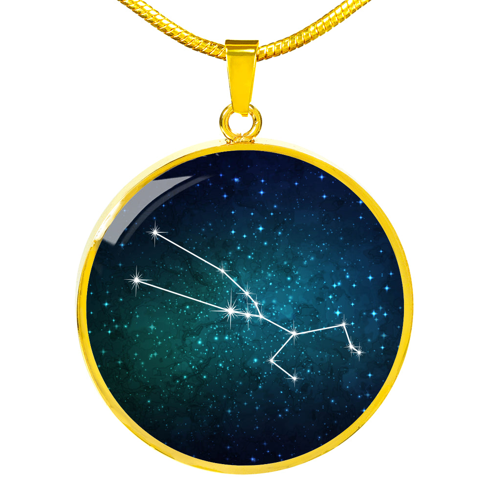 Taurus Necklace - zodiac necklace, constellation necklace