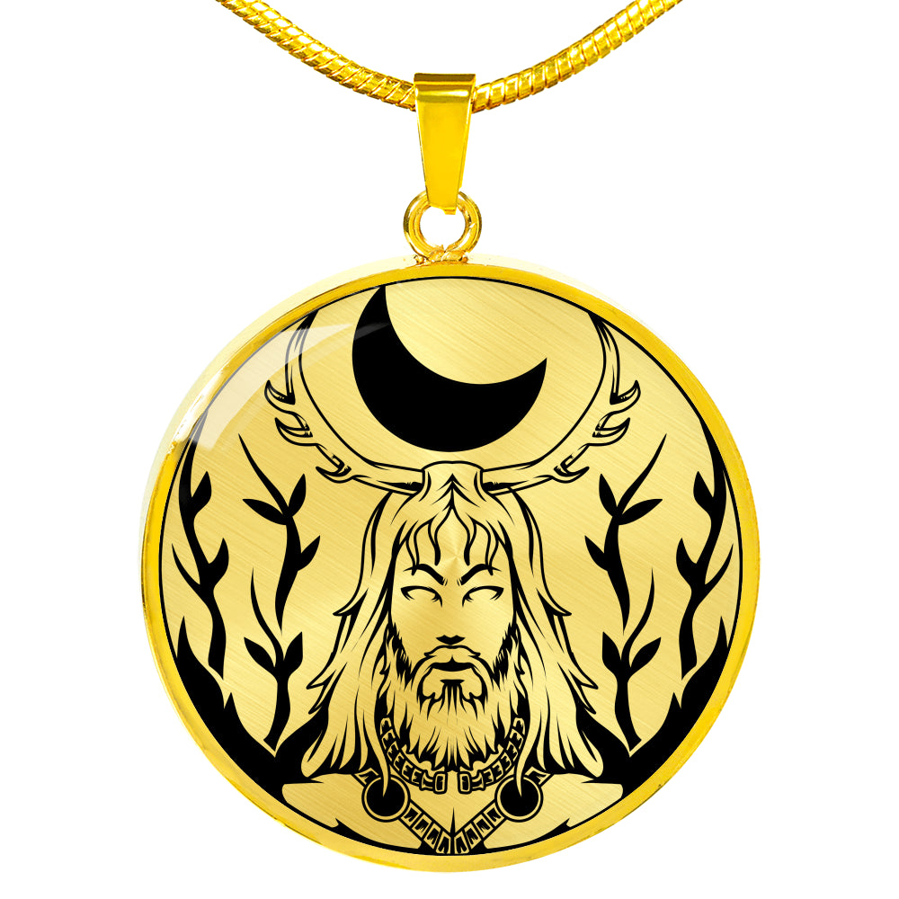 Cernunnos Necklace -  Horned God of the Forest