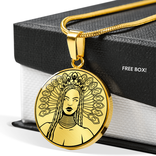 Oshun Necklace - Orisha of love, intimacy, beauty, wealth, and diplomacy
