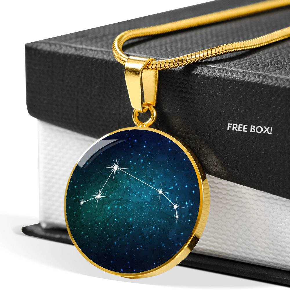 Aries Necklace - zodiac necklace, constellation necklace