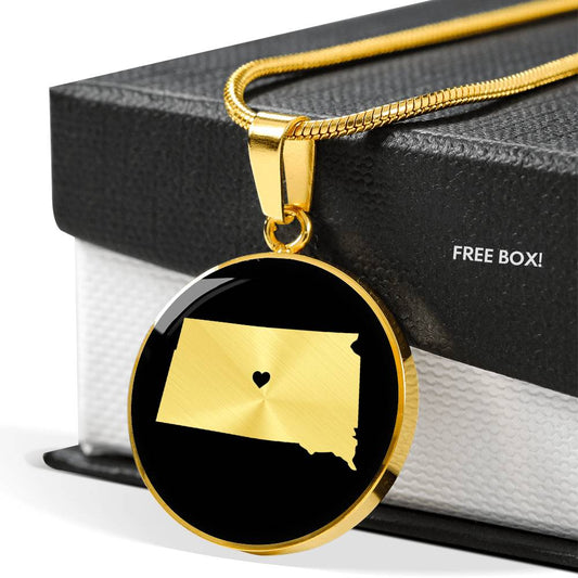 South Dakota Necklace - South Dakota Gift