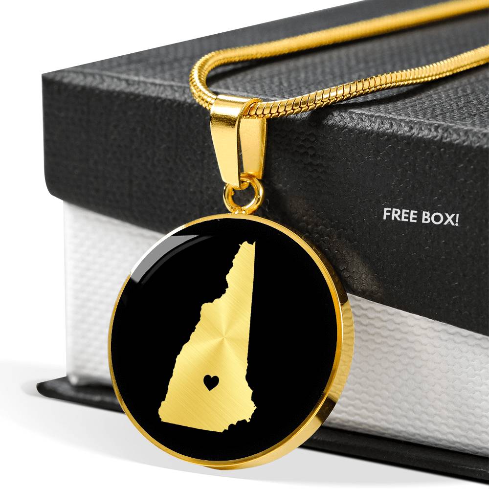 New Hampshire Necklace - New Hampshire Gift