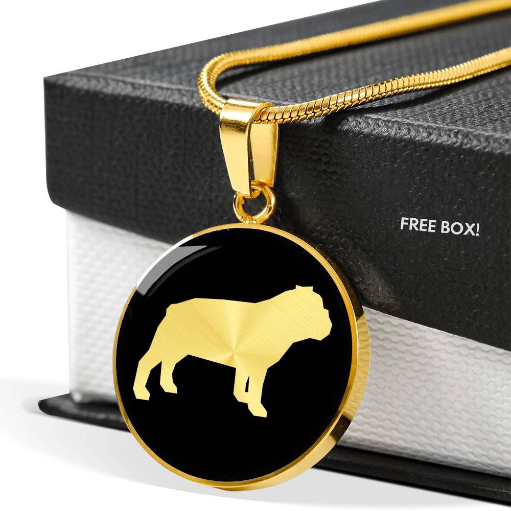Bulldog Necklace - Bulldog Gift