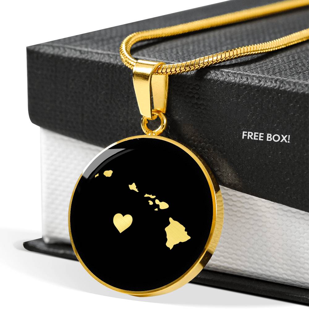 Hawaiian Islands Necklace - Hawaii Gift