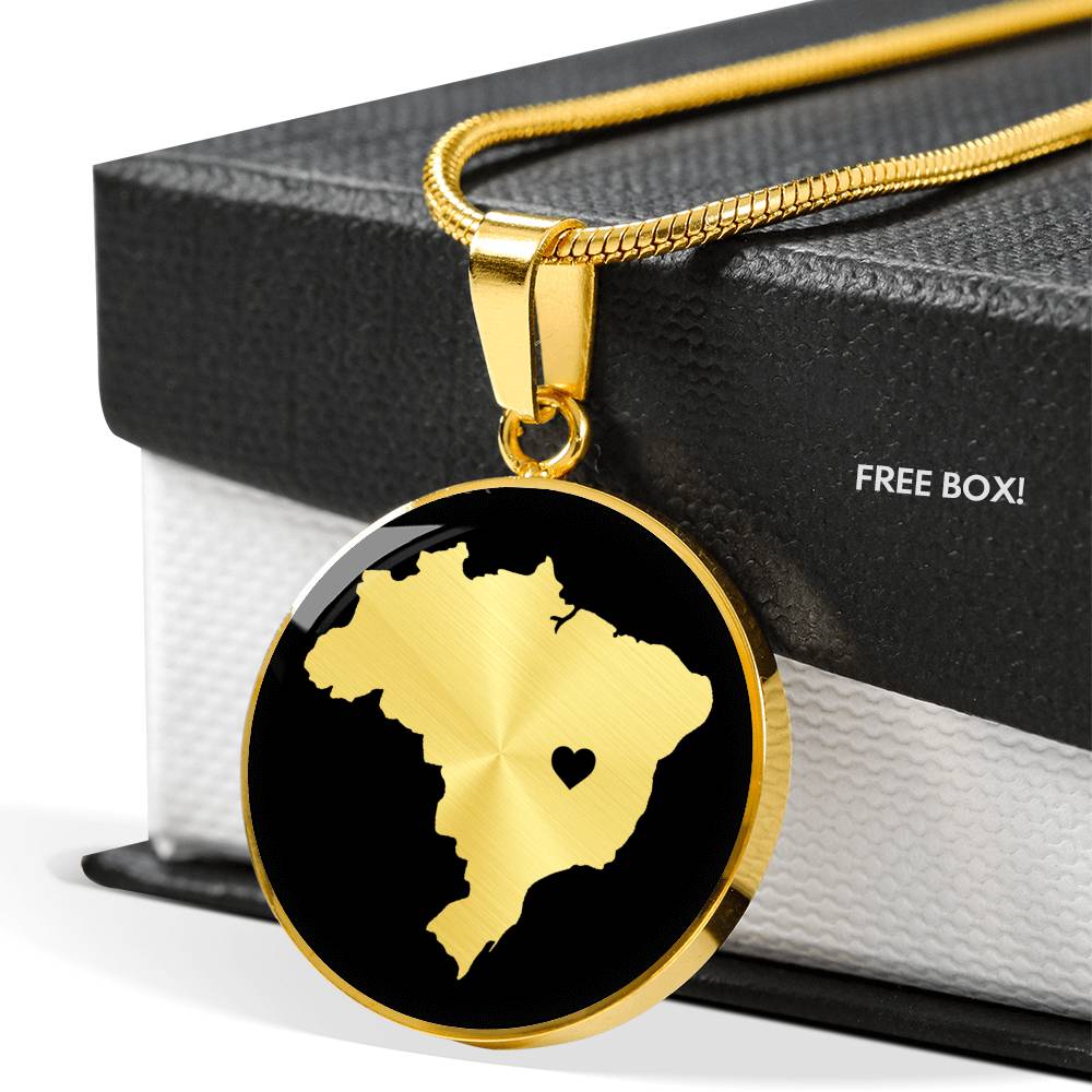 Brazil Necklace - Brazil Gift