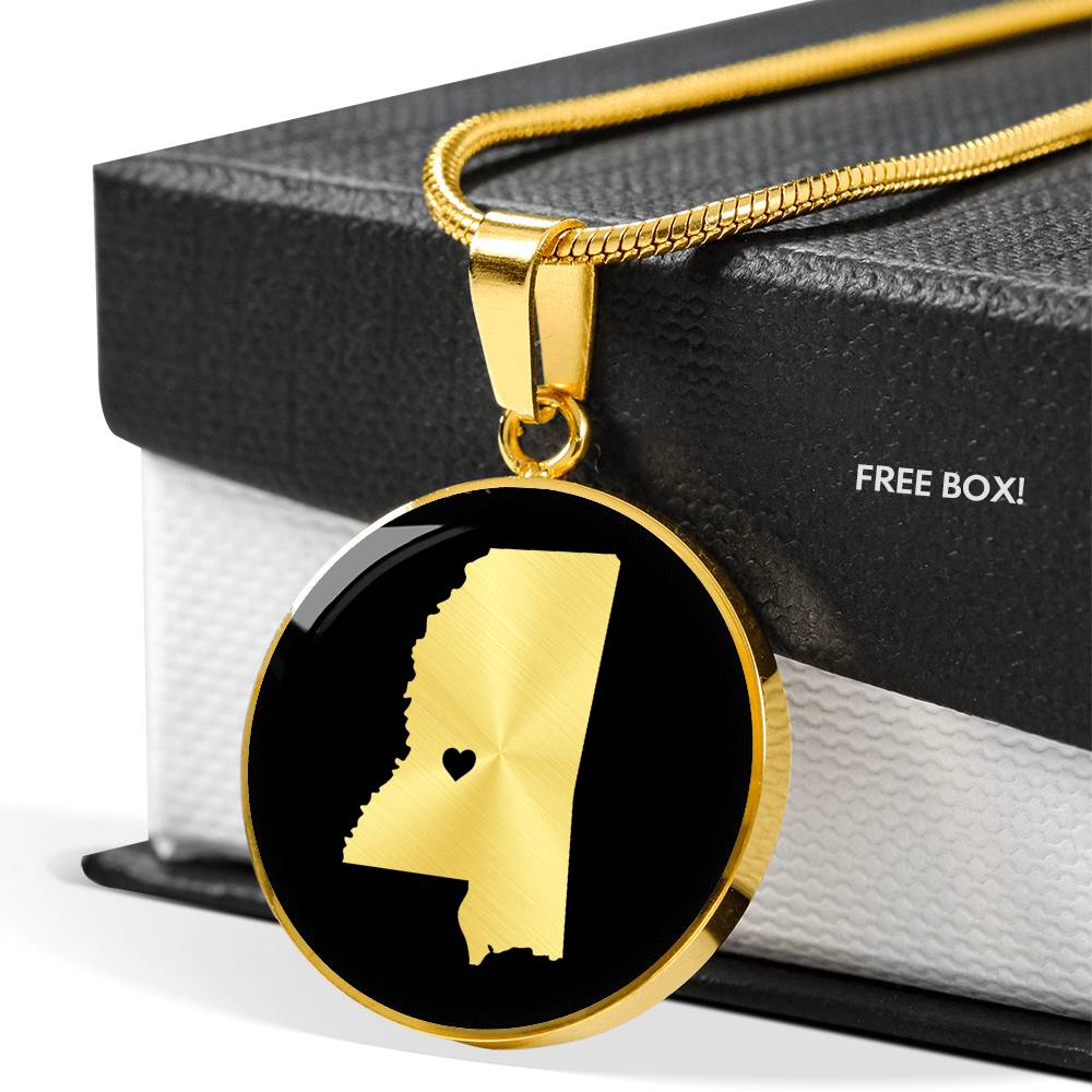 Mississippi Necklace - Mississippi Gift