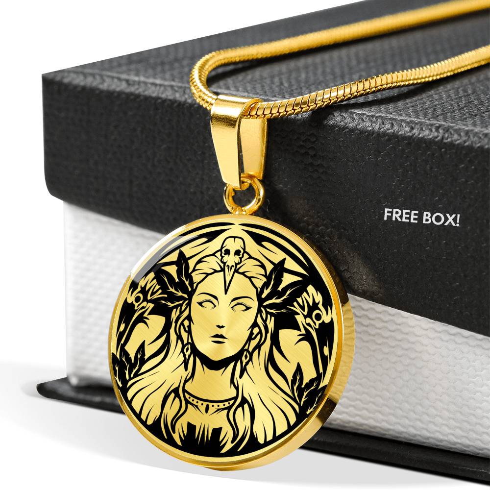 Morrigan Necklace - Goddess of death and war