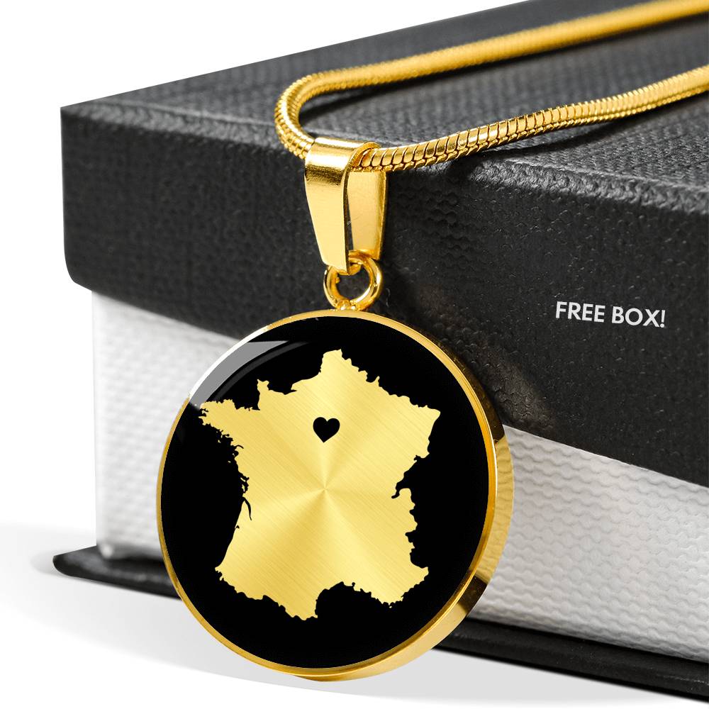 France Necklace - France Gift
