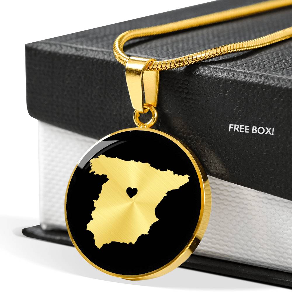Spain Necklace - Spain Gift