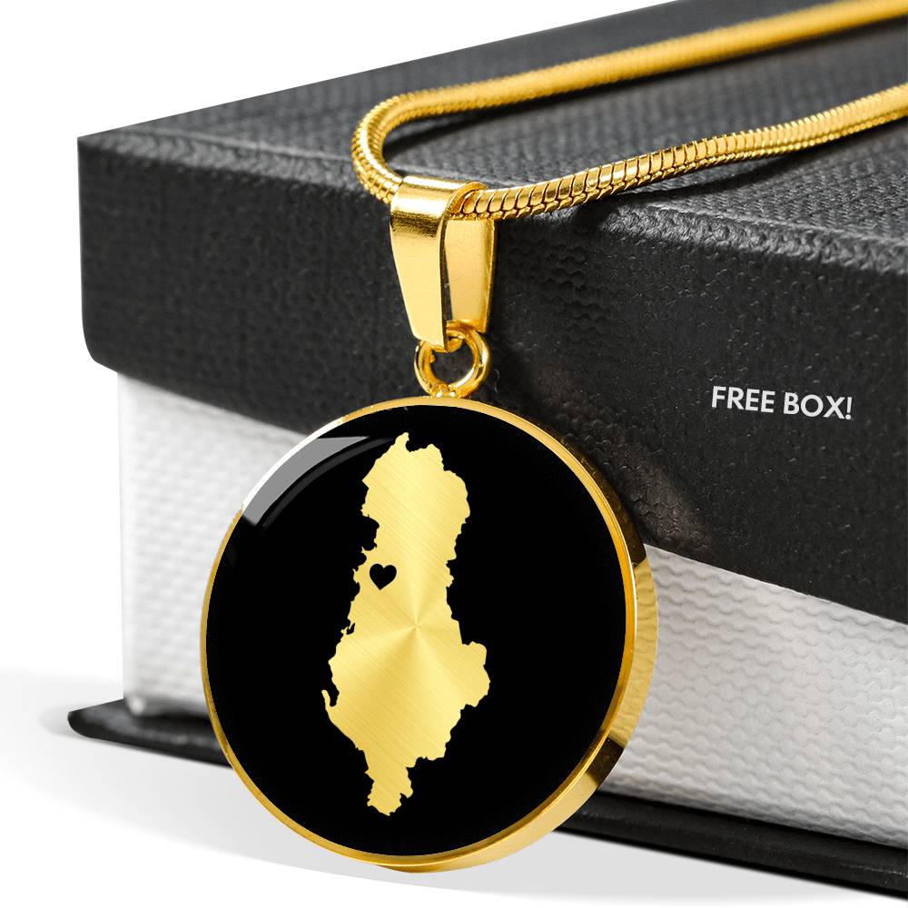 Albania Necklace - Albania Gift