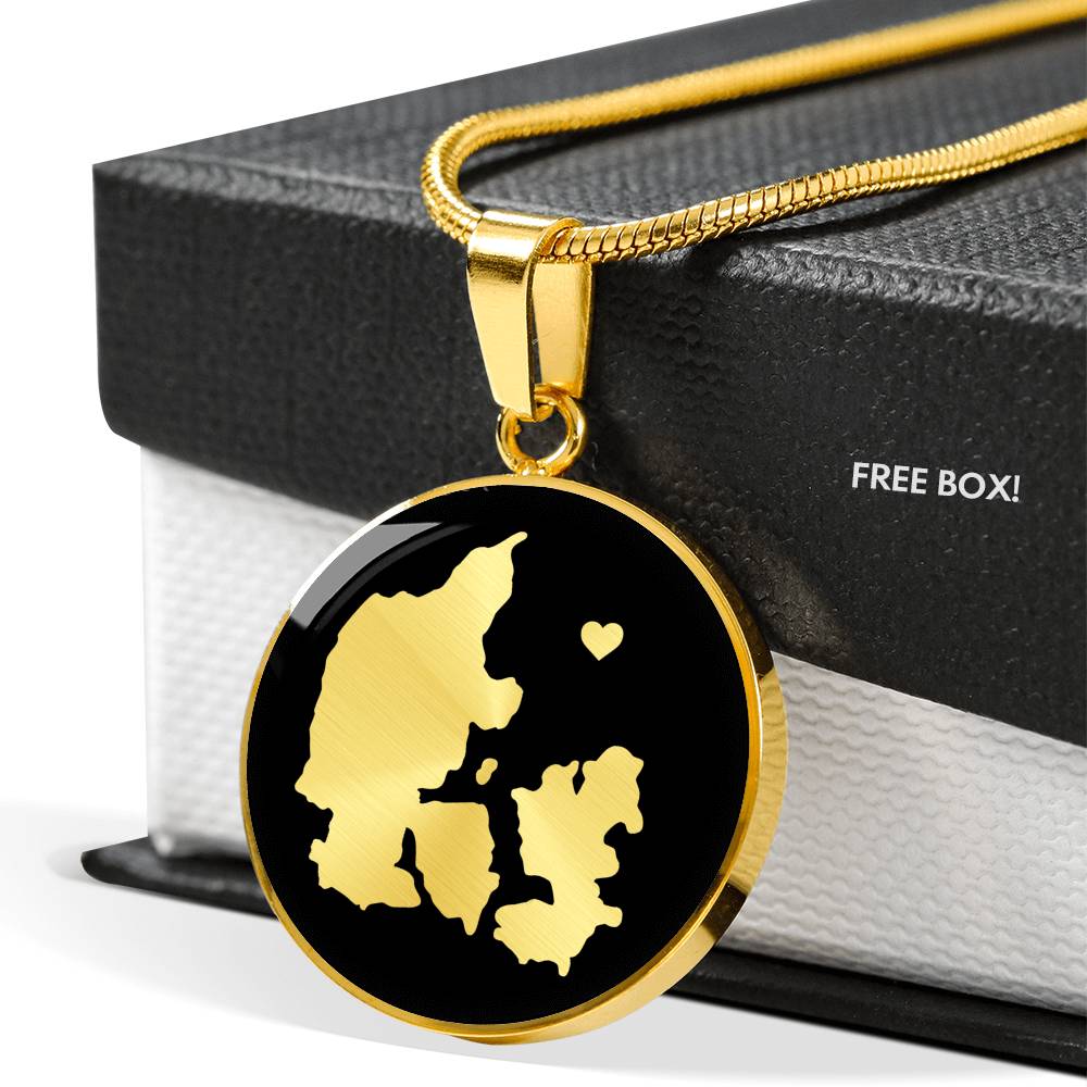Denmark Necklace - Denmark Gift