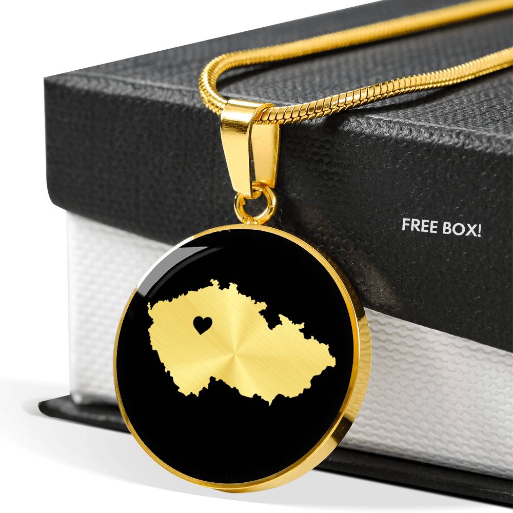 Czech Republic Necklace - Czech Republic Gift