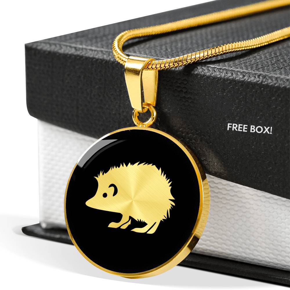 Hedgehog Necklace - Hedgehog Gift
