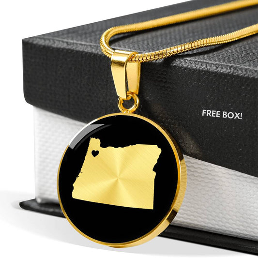 Oregon Necklace - Oregon Gift