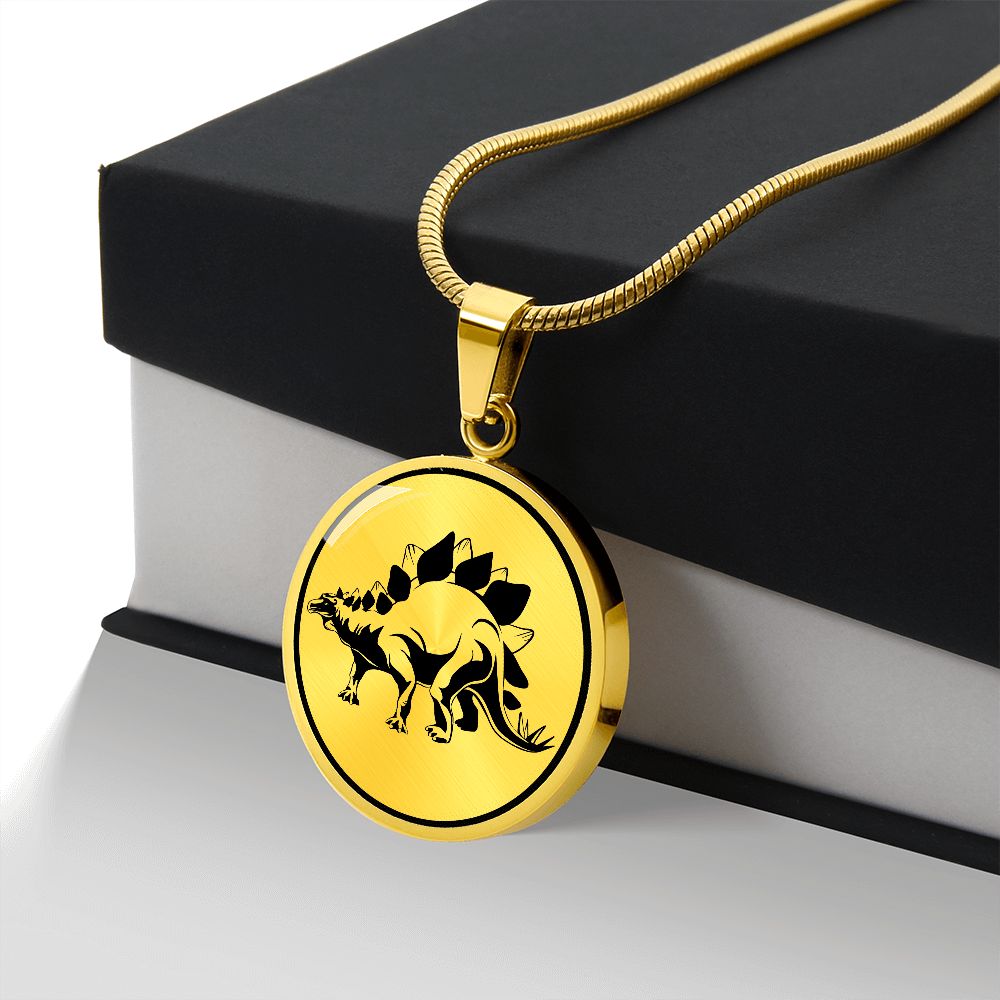 Stegosaurus Dinosaur Necklace