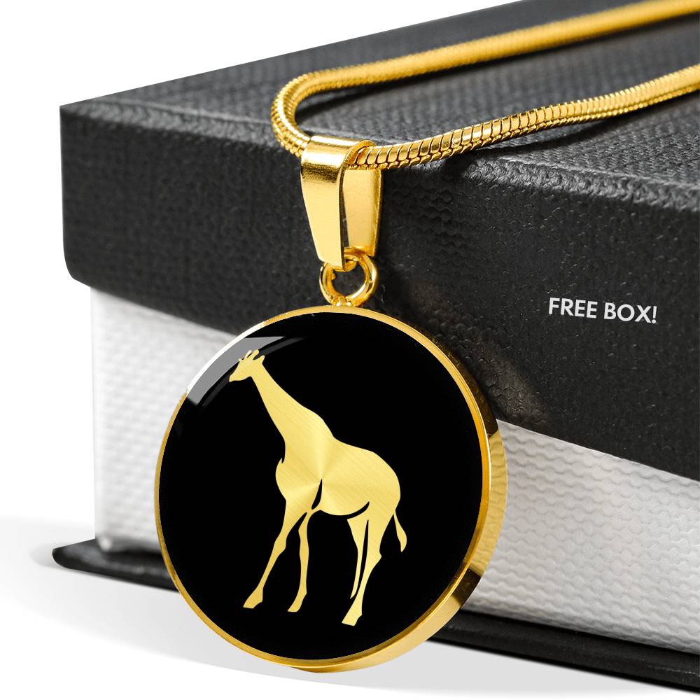 Giraffe Necklace - Giraffe Gift