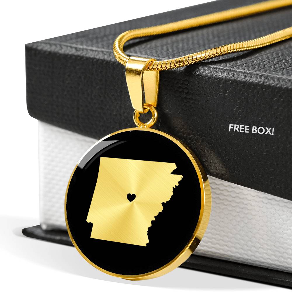 Arkansas Necklace - Arkansas Gift