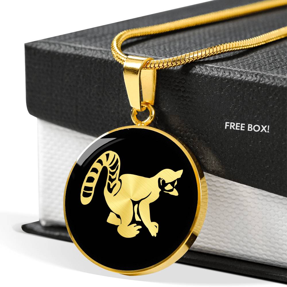 Lemur Necklace - Lemur Gift